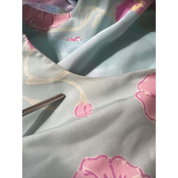 Lilly Pulitzer Staci Morning Glories Silk Midi Dress Size‎ 8 - Picture 8 of 12